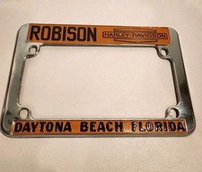 Robinson Harley-davidson Daytona Beach Florida Motorcycle License Plate Frame