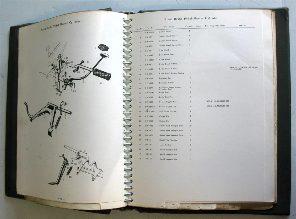 SUZUKI 250 Model T10 Illustrated Motorcycle Parts List undated - Image 4 of 4