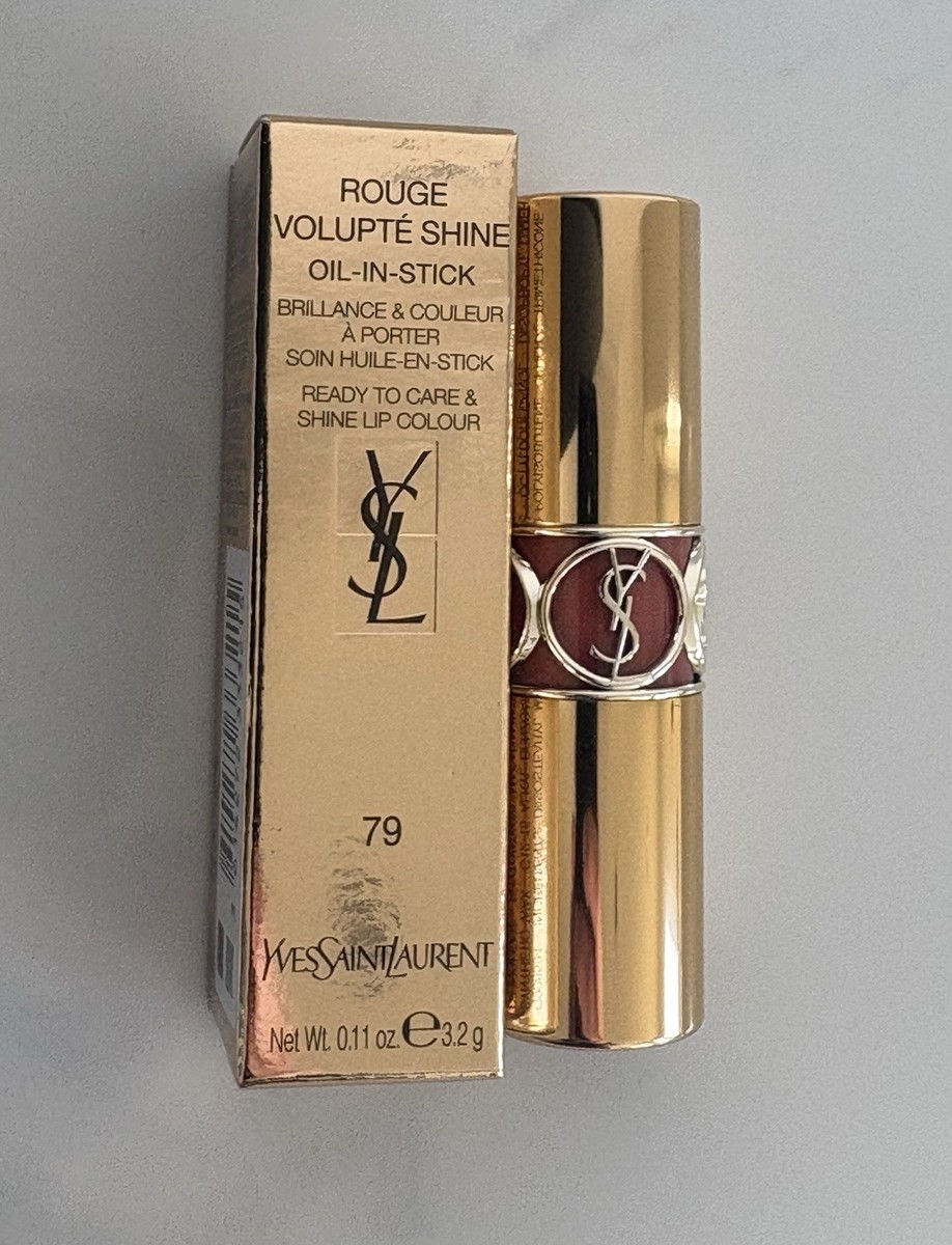 Yves Saint Laurent YSL Rouge Volupte Shine Lipstick Shade 79 Coral