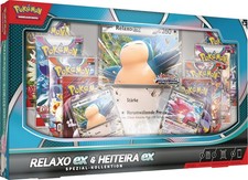 Pokemon TCG Relaxo ex & Heiteira ex Spezial Kollektion DE (8 Booster) | NEU