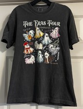 Comfort Colors Taylor Swift Eras Tour Rare Ghost 1989 Cotton Concert Tee Size M