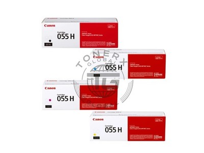 Canon 055H Toner Set (Black, Cyan, Magenta, Yellow)