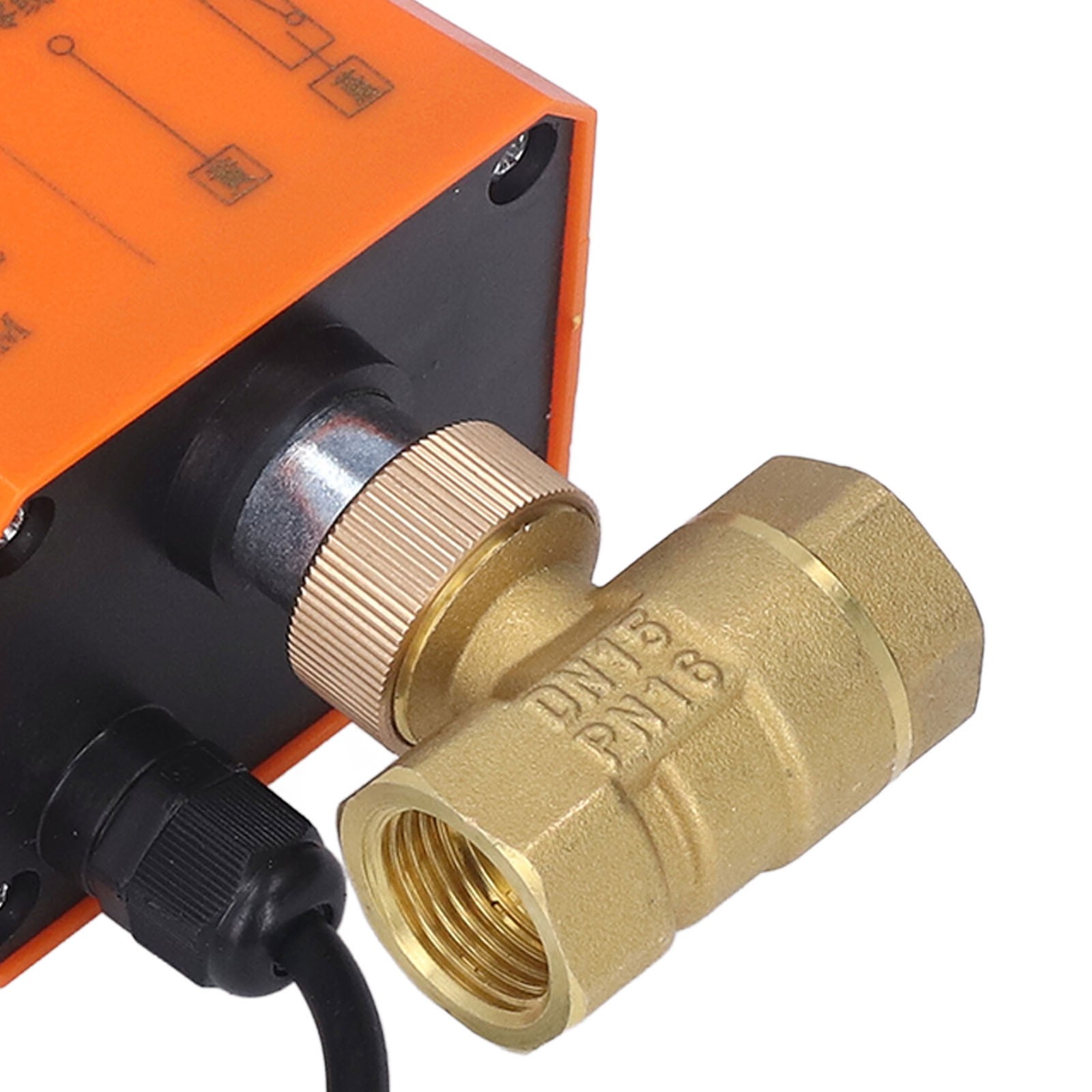 Motorized Ball Valve 2 Wire 2 Way Normally Closed DN15 Brass ABS Synchronous Mot