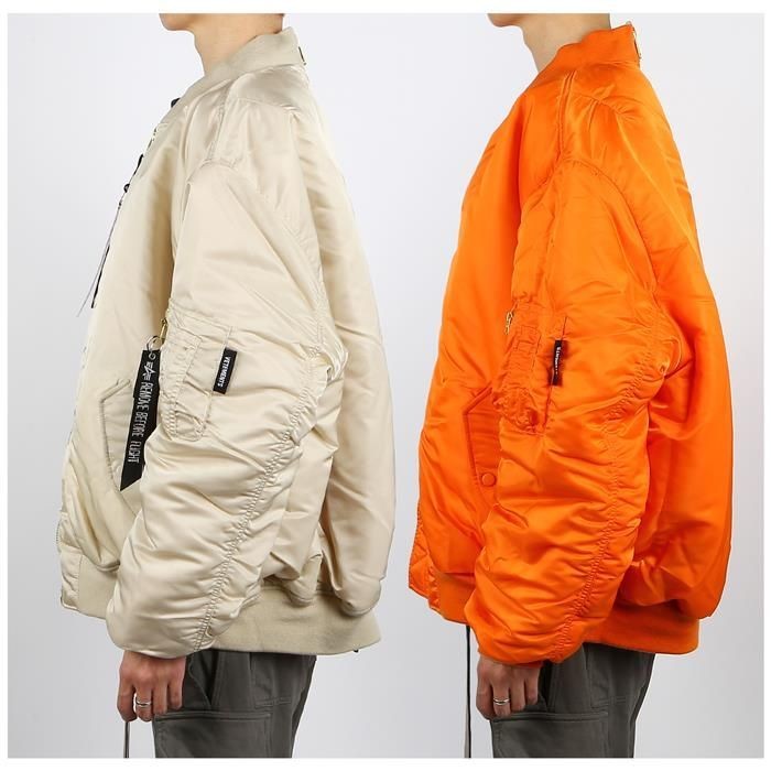 vetements Reversible Bomber Jacket CREAM 65789913 image 3