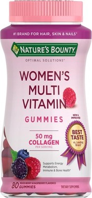 Nature s Bounty Women s Multivitamin Gummies   Raspberry, 80 Count