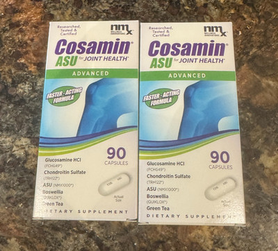 (2) Pack Cosamin  ASU Joint Health Capsules - 90 Capsules Each Exp 09/2026