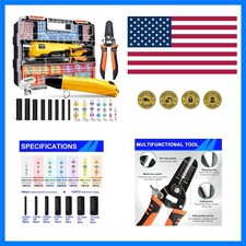 532PCS Heat Shrink Solder Seal Wire Connectors Kit with Mini Heat Gun, Solder...