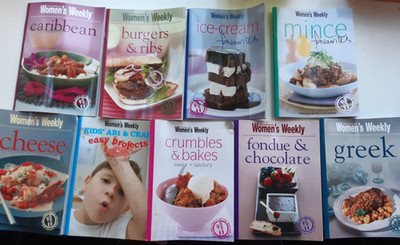 JOBLOT  X 9 The AUSTRALIAN WOMEN'S WEEKLY RECIPE BOOKLETS