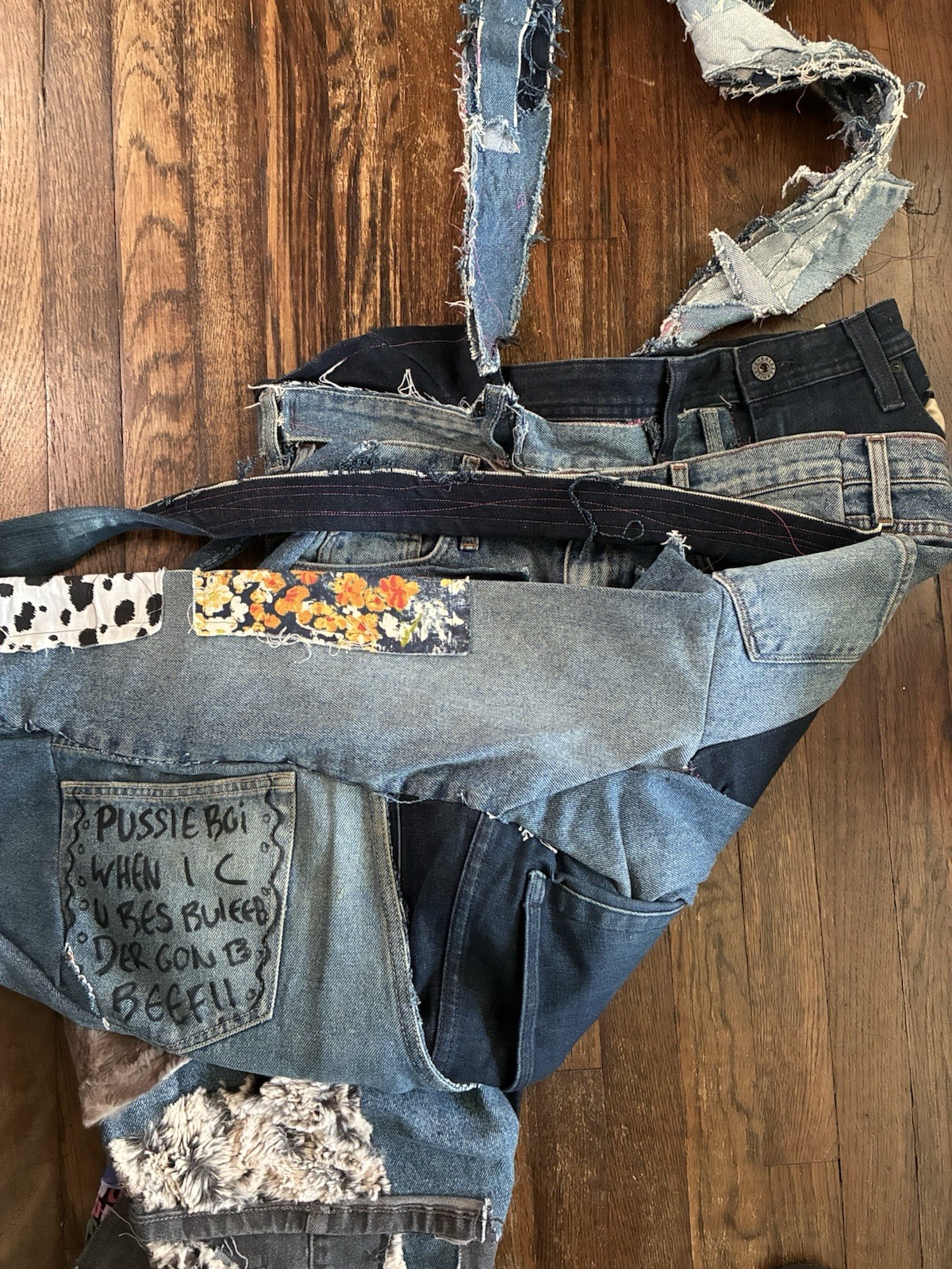 Patchwork pants — Handmade - image 7