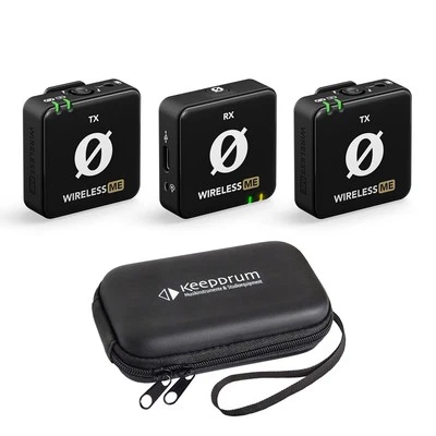 Rode Wireless ME Dual drahtloses Mikrofon-System mit keepdrum Softcase - Bild 1 von 4