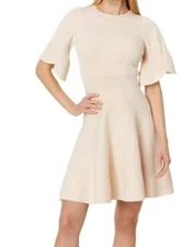 Ted Baker Oliviha Rib Engineered Skater Dress