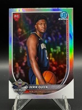 2025-26 Bowman Chrome Derik Queen RED RC Rookie Redemption Refractor BRR-13