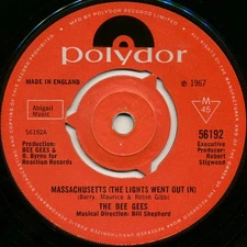 The Bee Gees - Massachusetts (The Lights Went Out In), 7", (Vinyl)