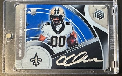 2022 Panini Elements Football Steel Signatures Chris Olave /27