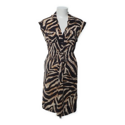 Gerard Darel, Blusenkleid, Größe: 40, DMR51M140, Schwarz/Beige/Mehrfarbig #p81