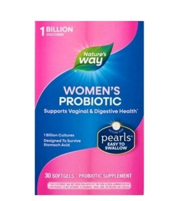 Nature's Way Women's Probiotic Pearls Digestive & Women's Health 30 Softgels