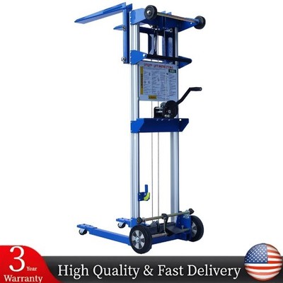 Industrial Lightweight Hand Operated Lift Truck w/ Straddle Legs 500lbs Capacity
