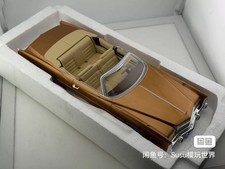 1/18 BOS CADILLAC ELDORADO CONVERTIBLE 1976 BRONZE METALLIC CAR DIE CAST MODEL