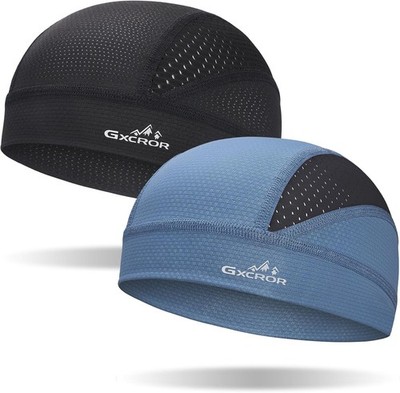 Fahrrad Cap Kühlend Atmungsaktive Mesh UV Sonnenschutz Unter Helm Tragbar