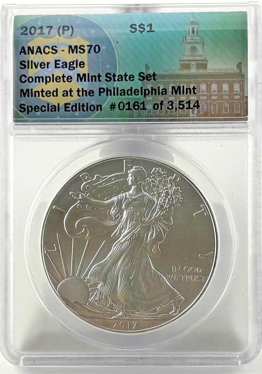 American Eagle ANACS 2017 Silver Bullion Coins for sale | eBay