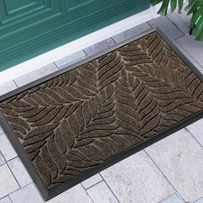 Front Door Mat Outdoor Indoor, 29.5x17 All-Season Waterproof Door Mat Outside...