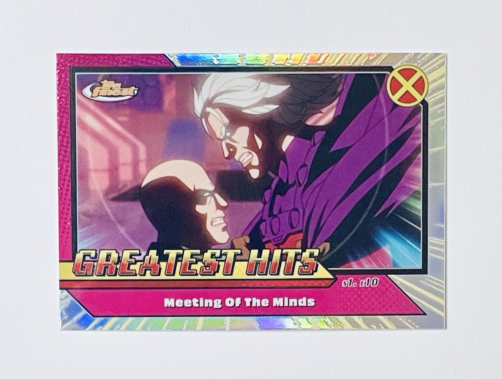 Topps Finest Marvel X-Men 97 Greatest Hits Meeting of the Minds GH-19