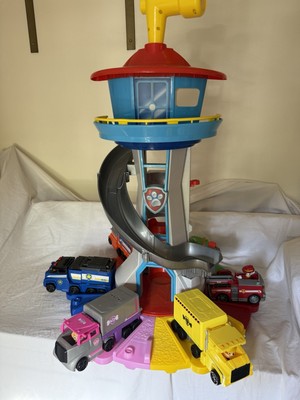 Paw Patrol My Size Lookout Tower Figures VEHICLE Lights