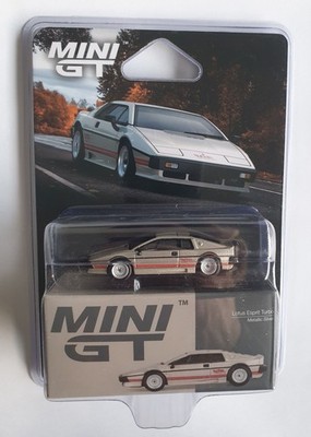 Lotus Esprit Turbo   metallicSilver Champaign #1109 LHD *** Mini GT BLISTER 1:64