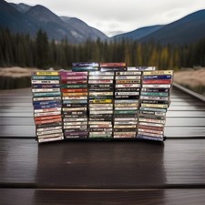 LOT 95 Cassette Tapes Country Rock Music 80s 90s Reba Alabama Plus  