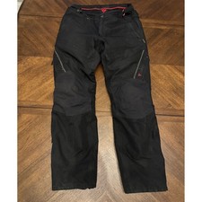 Dainese Gore-Tex Pantaloni Moto Equitazione Uomo 52 Nero Imbottito Armatura 1614046 |G1