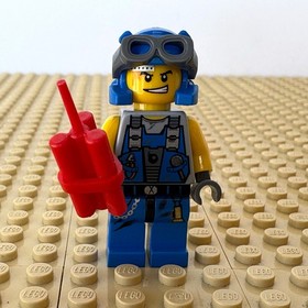 LEGO Power Miners: Engineer, DYNAMITE, pm014, 8708, CAVE CRUSHER, 2009