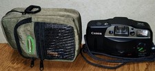 Canon Sure Shot Owl PF 35mm Date Point  Shoot Film Camera  Carry Bag