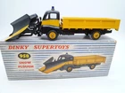 VINTAGE DINKY TOYS 958 GUY WARRIOR SNOW PLOUGH IN ORIGINAL BOX 1961