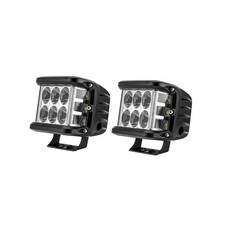 2x 4 Side Shooter Led Work Light Bar Spot Pods Driving Fog For Ford Off Road