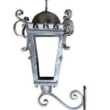 Vintage Roman Style Iron Wall Lantern Frame