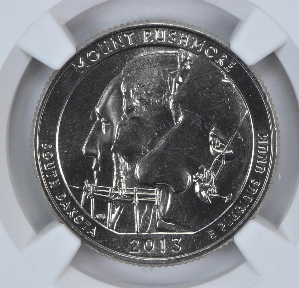 2013-D Washington Quarter ATB Mount Rushmore MS68 NGC *6297 - Image 3 of 4