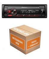 Autoradio Pioneer MVH-S320BT FüR Mitsubishi Asx Rockford Fosgate Bluetooth Usb