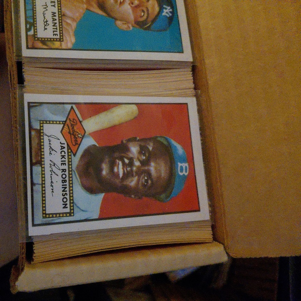 Topps Reprint Sets 1952 TOPPS REPRINT SET 1-407 CARDS MINT IN ORIGINAL BOX-MICKEY MANTLE ...