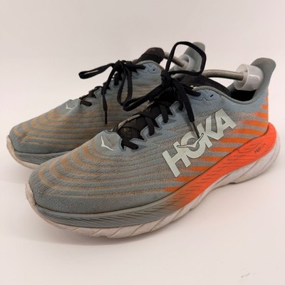 Hoka Mach 5 Running Shoes Mens 13 Blue Orange Lightweight PROFLY+ 1127893-MSPBL