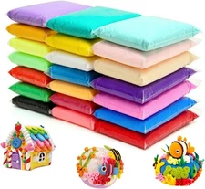 24 Colors Air Dry Clay Magical Kids Ultra Light Artist Studio 24 colors 