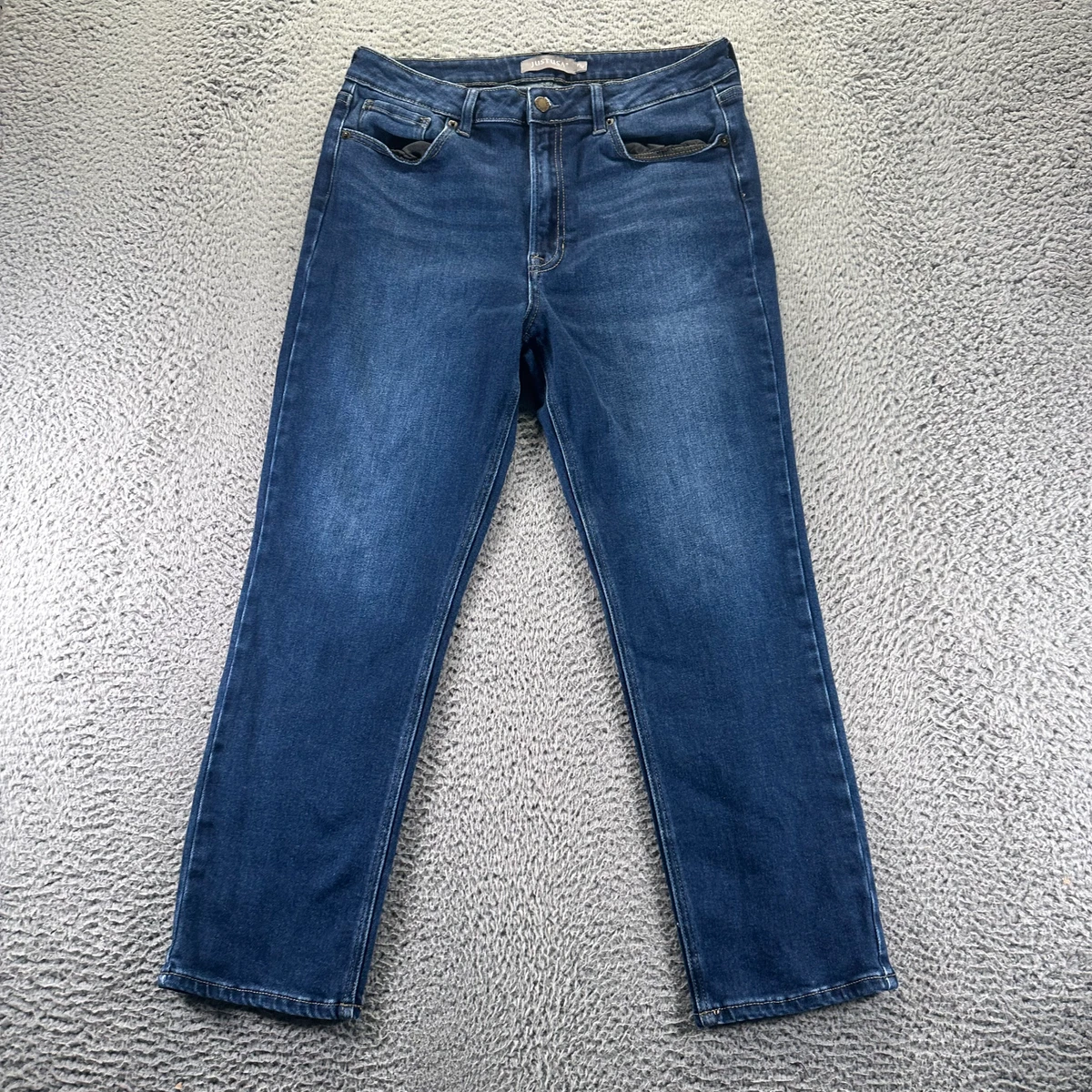 Jean Blanc Just USA Taille 0 - Coupe Boot Cut - En Denim - État Très Bon