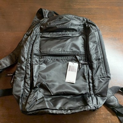 Vera Bradley Packable Backpack Tote Black NWT