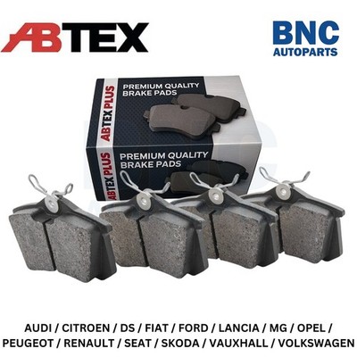 Abtex Rear Brake Pads fits OPEL CROSSLAND X 2018-2022