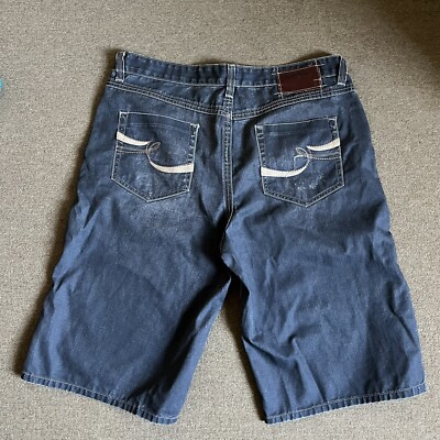 Vintage Ecko Unltd Embroidered Baggy Fit Waxed Denim Jean