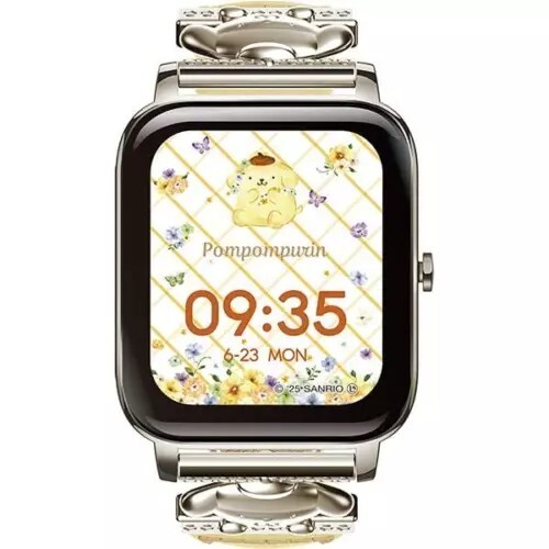 Smartwatch Sanrio Character GH-SMWL Pompompurin Yellow Original - Picture 2 of 16