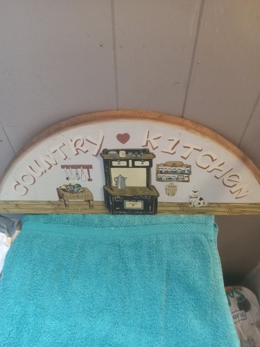 Landhaus Küche Wandhänger Deko Bild Schild Vintage Holz