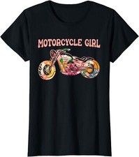 Funny Motorcycle Motorbike Fan - Motorcycle Girl Ladies' Crewneck T-Shirt