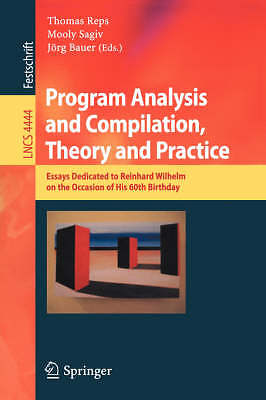 Program Analysis and Compilation, Theory and Pra, , Excellent