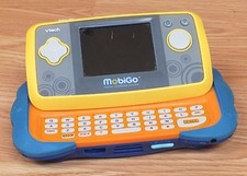 Vtech Mobigo Blue  Yellow Handheld Touch Screen Learning System Only  PARTS 