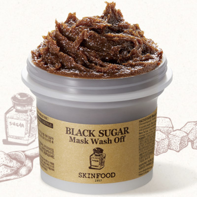 Skinfood Black Sugar Mask Wash Off 120g, K-beauty